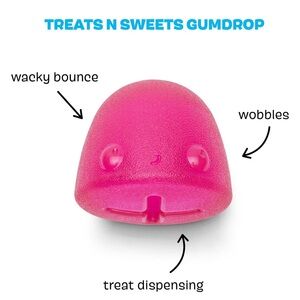 SOLD • BARK Super Chewer Treats n' Sweets Gumdrop Tough Treat Dispensing NEW